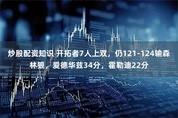 炒股配资知识 开拓者7人上双，仍121-124输森林狼，爱德华兹34分，霍勒迪22分